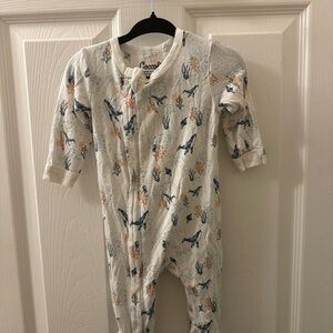 Coccoli Kids One Piece Footie - Blue and Orange